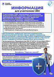 Информация для участников СВО